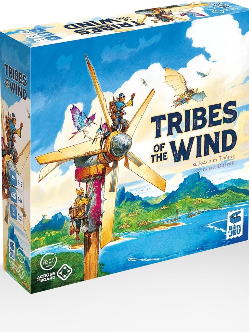 3/$77❤️new sealed TRIBES OF THE WIND board game La Boîte de Jeu Post-Apocalyptic